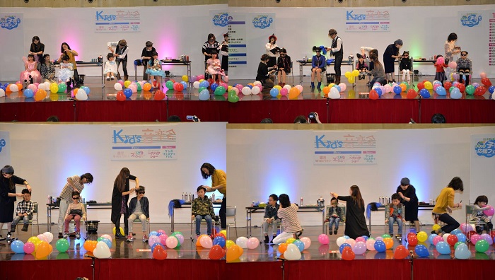 開催報告 15応援フェアステージヘアメイクショートキコレファッションショー トキっ子くらぶ にいがた子育て応援団 グローカルマーケティング