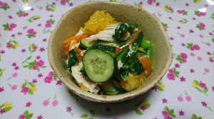 トキっ子食くーるレシピ青菜の春サラダ