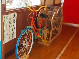 絵本と木の実の美術館自転車