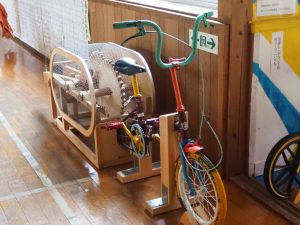 絵本と木の実の美術館自転車2